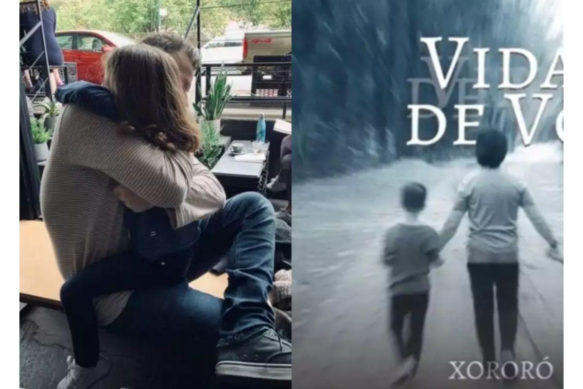 Theo, filho da cantora, Sandy com o avô, Xororó