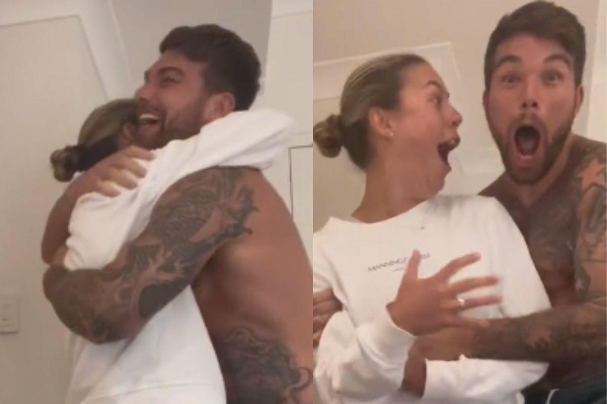 Pais tem reação incrível com revelação do sexo do bebê