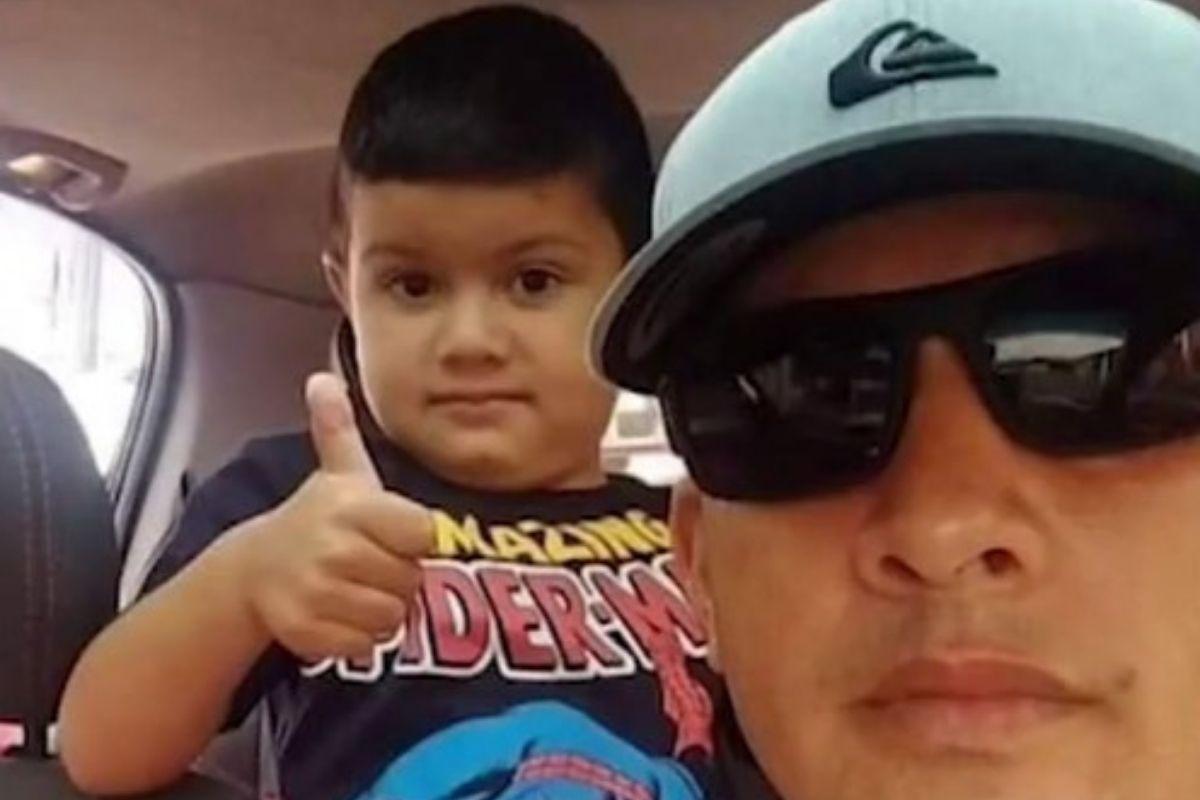 O homem atirou no filho acidentalmente