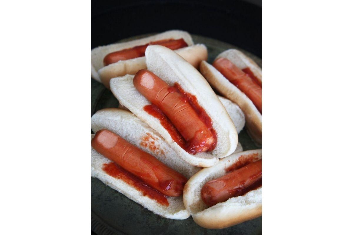 Faça cachorro-quente personalizado para o Halloween