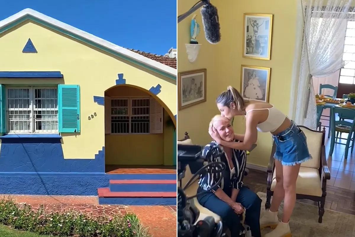 Xuxa levou Sasha e João Figueiredo para visitarem a cidade natal