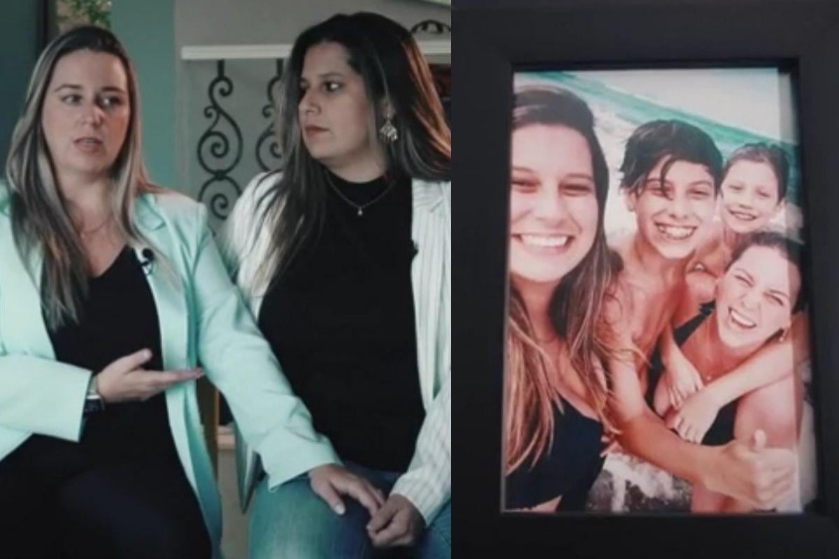 O casal contou que desejam fazer a fertilização in vitro com os óvulos de ambas