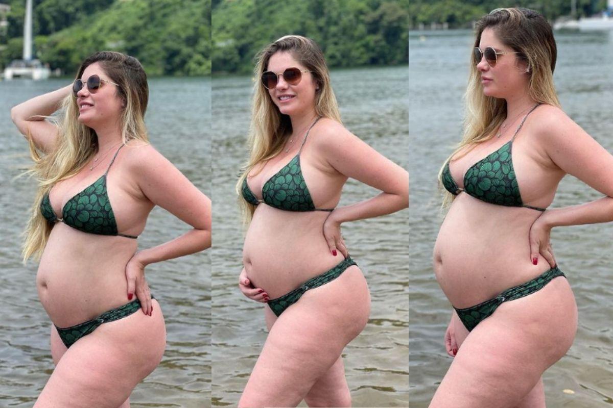 Bárbara Evans fala sobre o corpo na gravidez