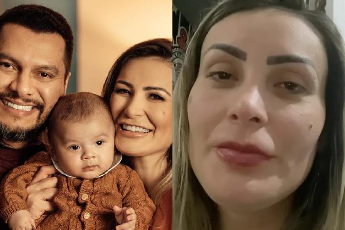 Andressa Urach comenta sobre falta que sente do filho após alta de clínica psiquiátrica