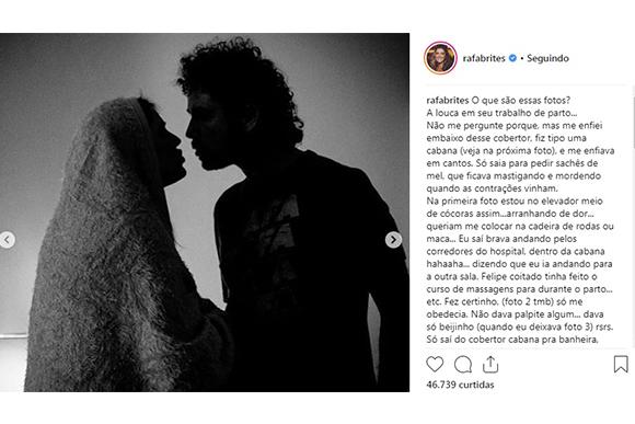 Foto: Reprodução Instagram / @rafabrites