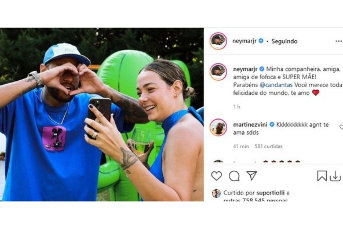 Neymar e Carol Dantas são pais de Davi Lucca