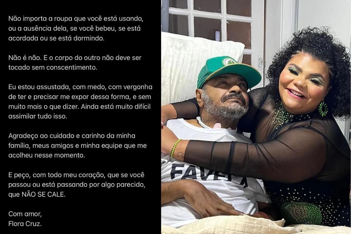 Relato de filha de Arlindo Cruz, feito em suas redes sociais