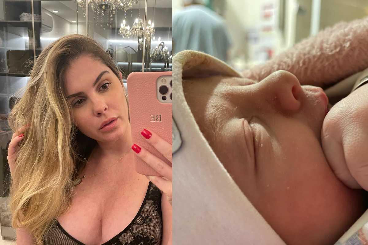Bárbara Evans mostrou a filha com primeiro look e fãs destacaram semelhança entre as duas