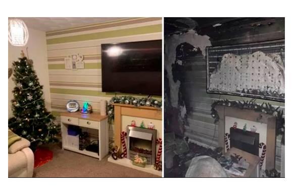 Antes e depois do natal da família Jackson. (Foto/reprodução instagram)