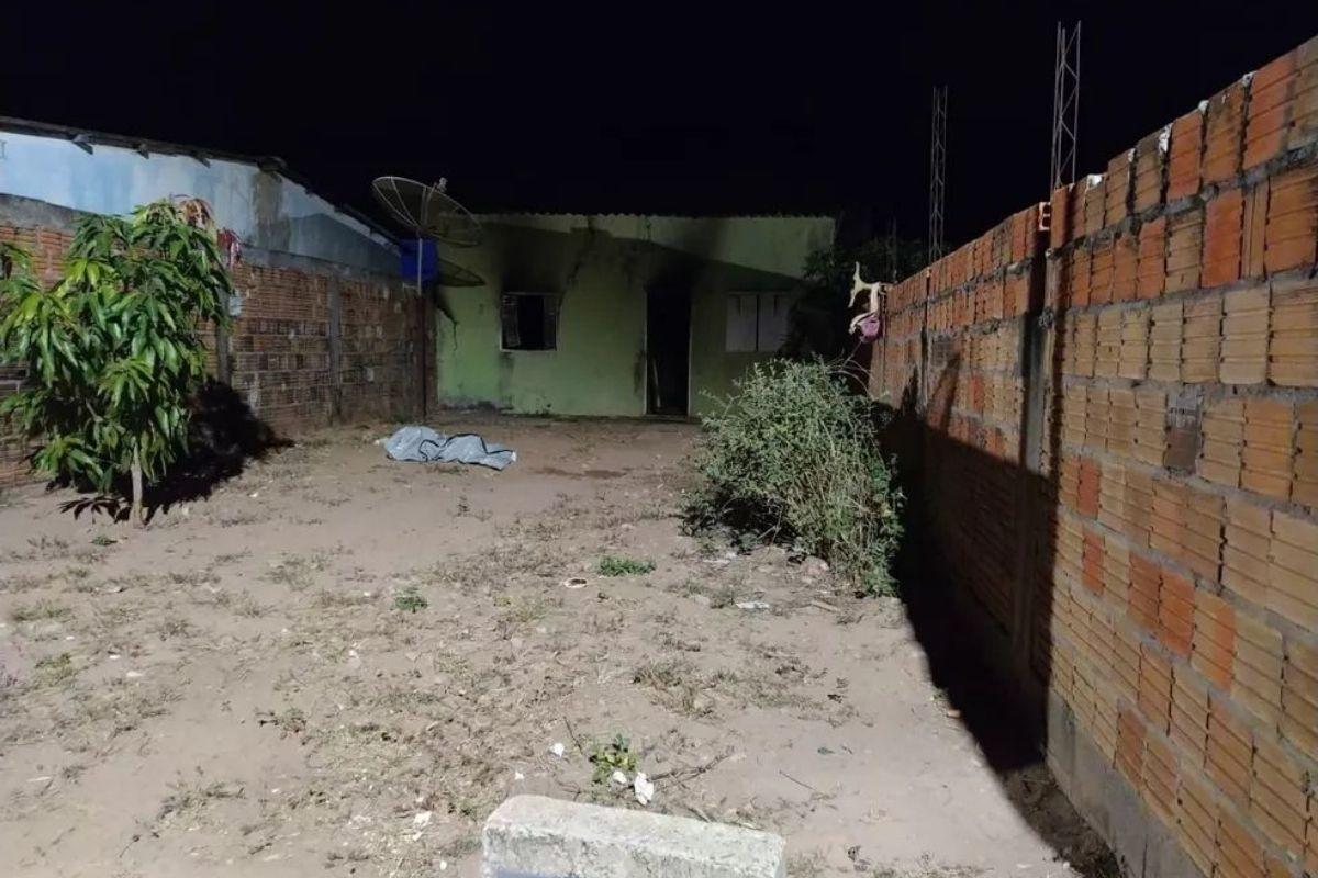 A vítima estava dormindo em casa com a família