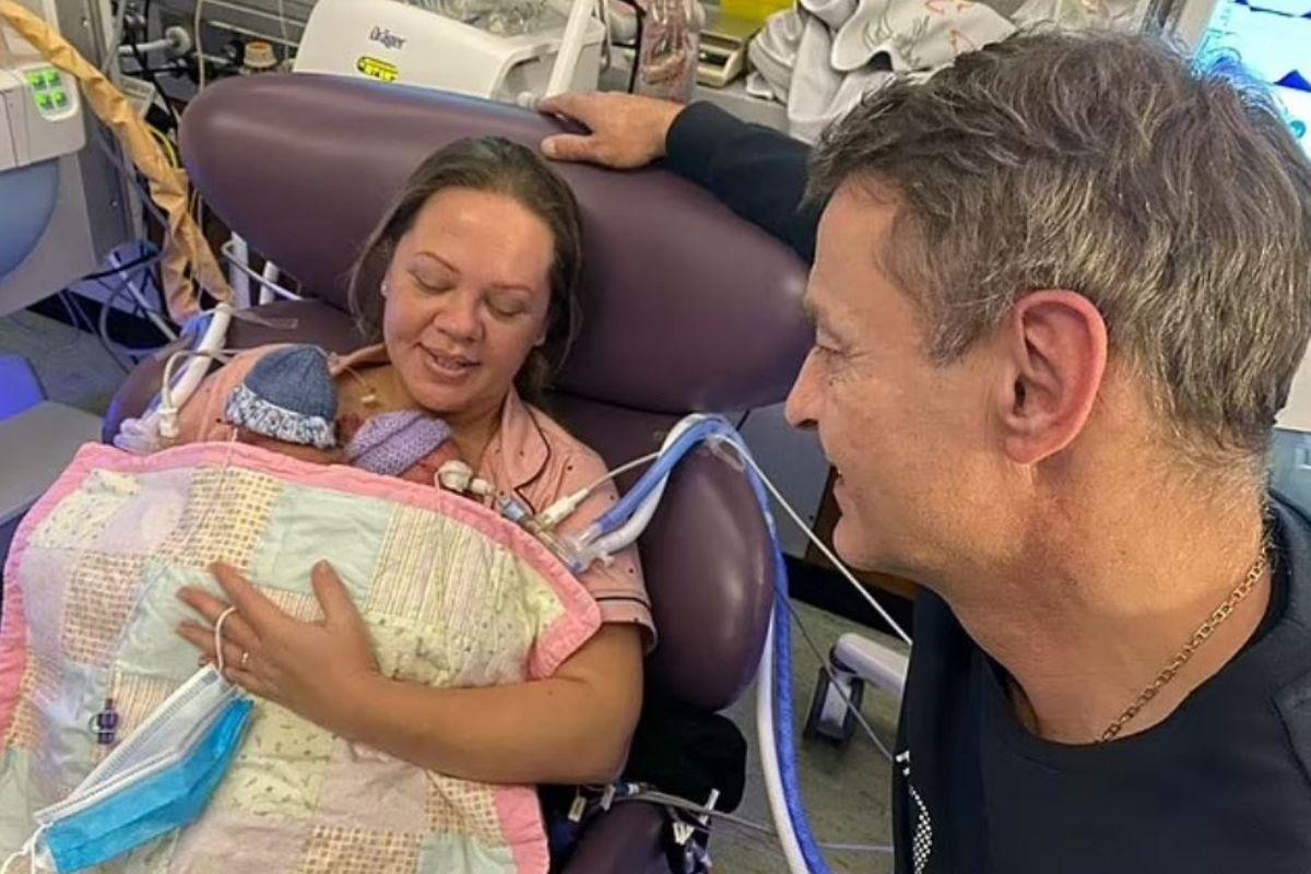 Após 11 anos tentando o casal finalmente conseguiu ter filhos