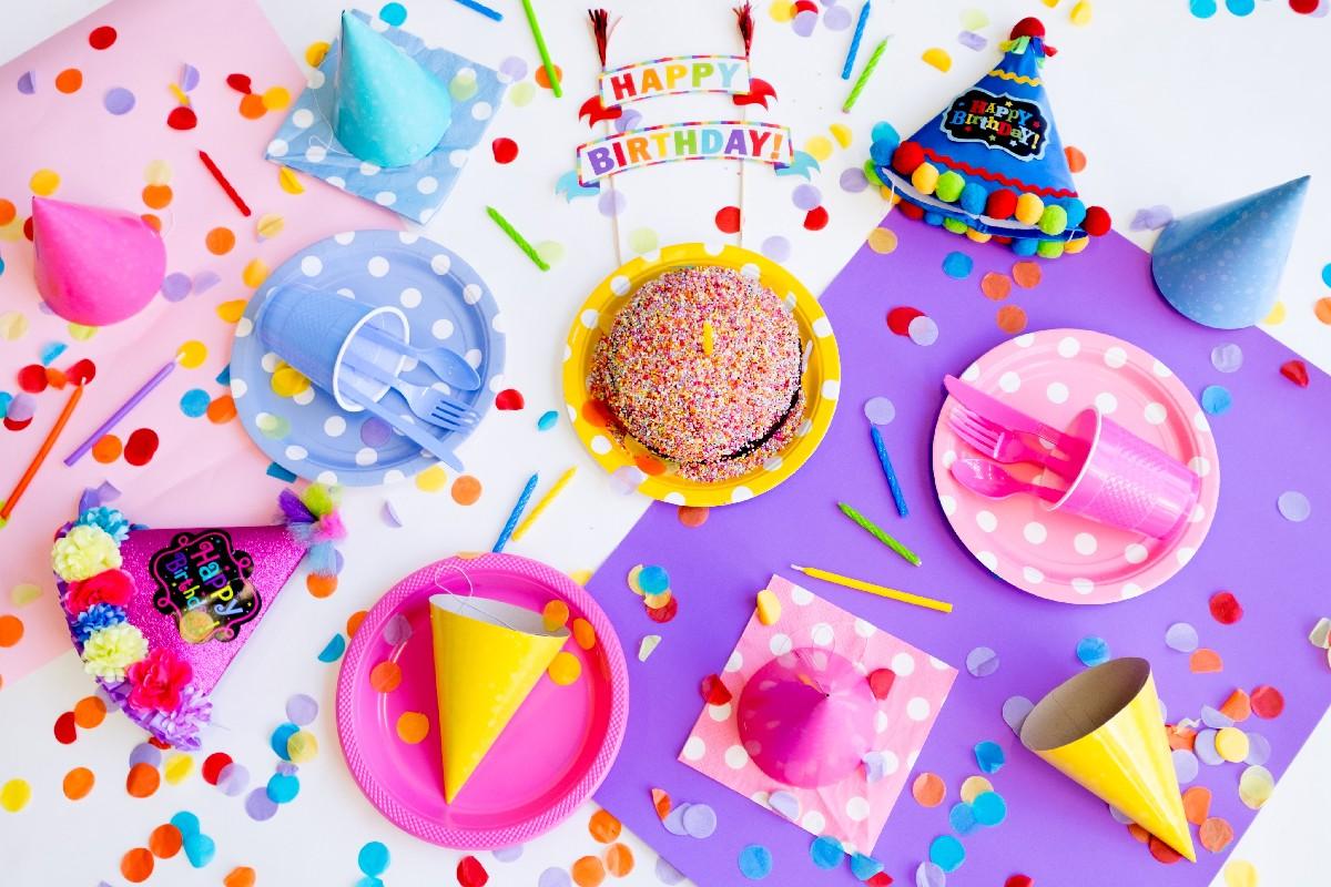 Mesa de festa de aniversário