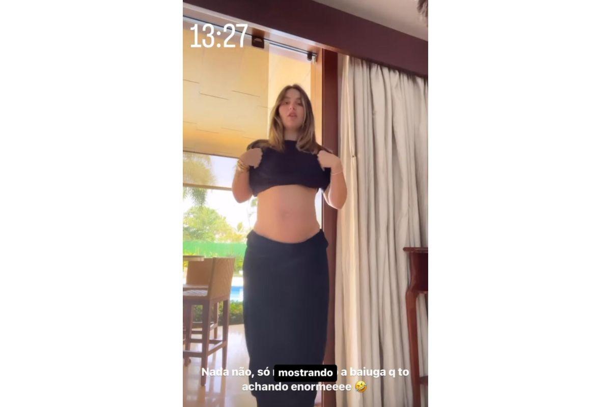 Virginia publicou nos Stories do Instagram