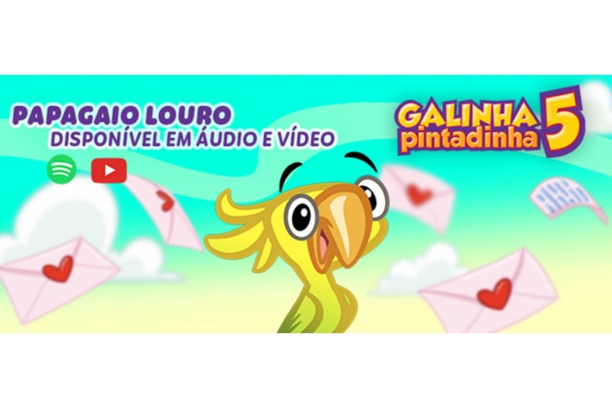 Ouça 'Papagaio Louro' nova música da Galinha Pintadinha do Álbum 5