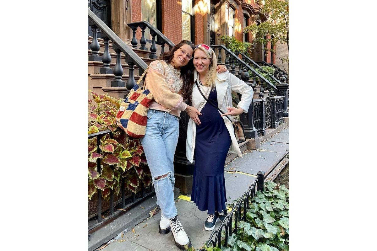 Sophia Raia e Karin juntas em Nova York, fotografadas por Edson Celulari