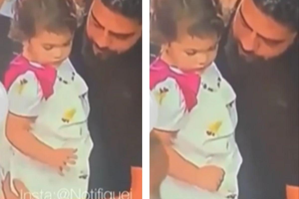 A filha de Henrique se despediu