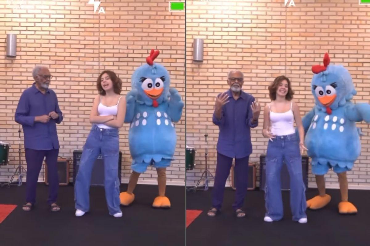 Flor Gil com Gilberto Gil