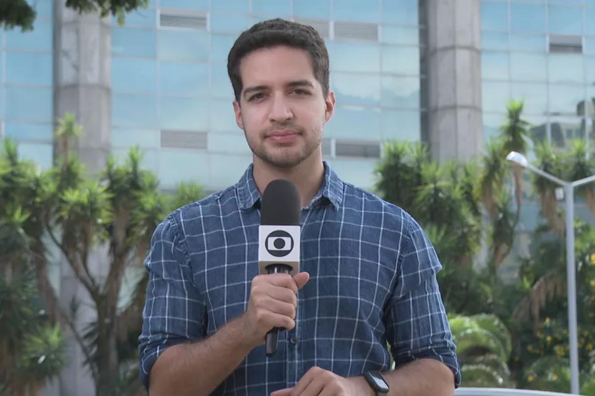 O jornalista da TV Globo que foi esfaqueado em Brasília teve alta de hospita