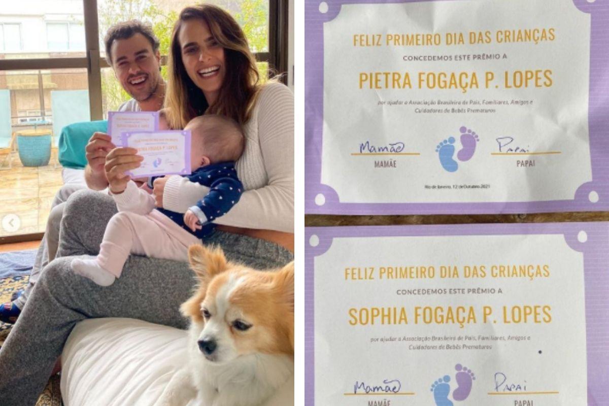 Marcella Fogaça faz doação para crianças prematuras no dia das crianças