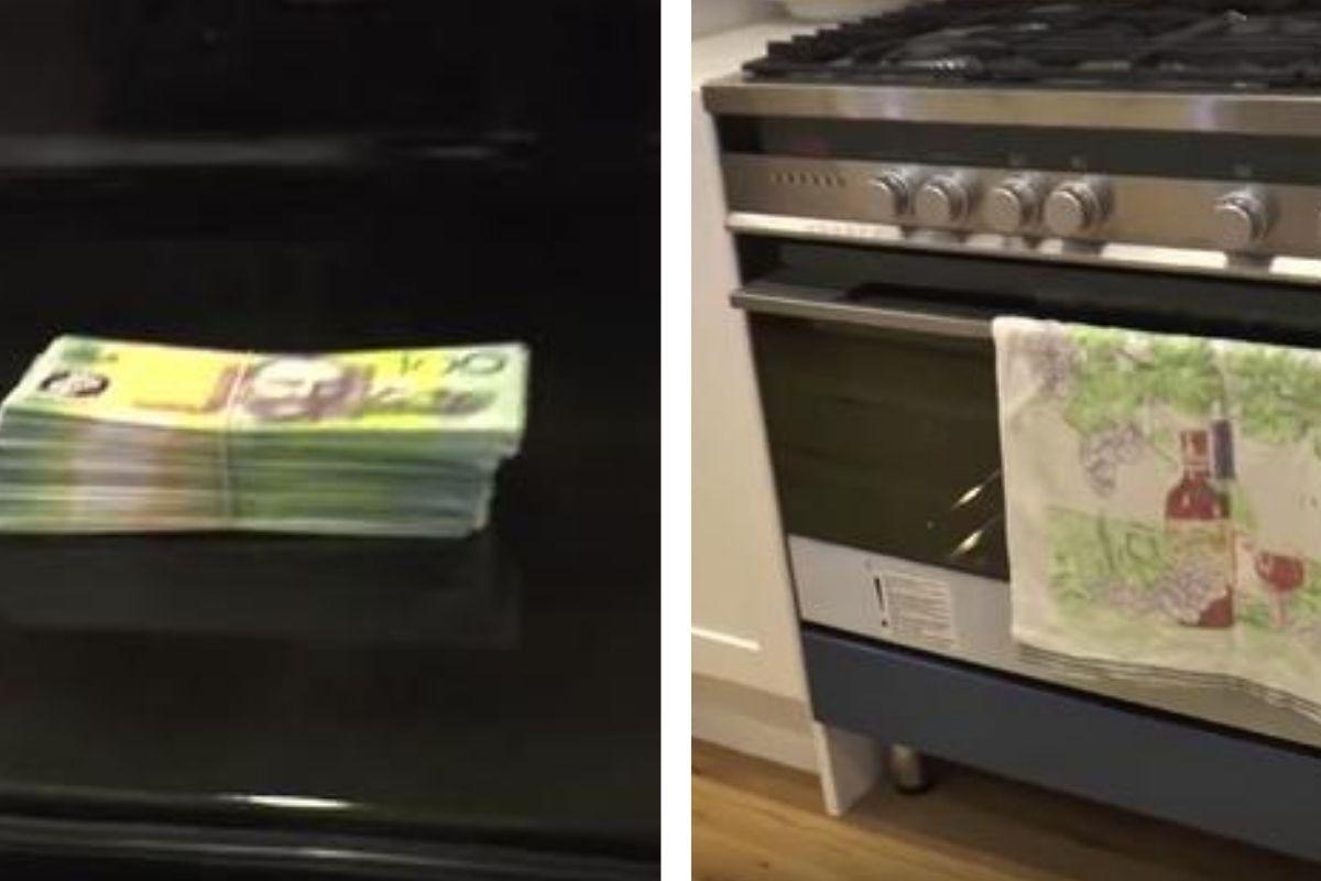 Tinham R$ 10 mil dentro do forno!