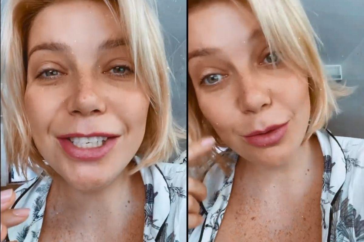 Luiza Possi brincou no Instagram dizendo que mãe de dois não tem mais paz