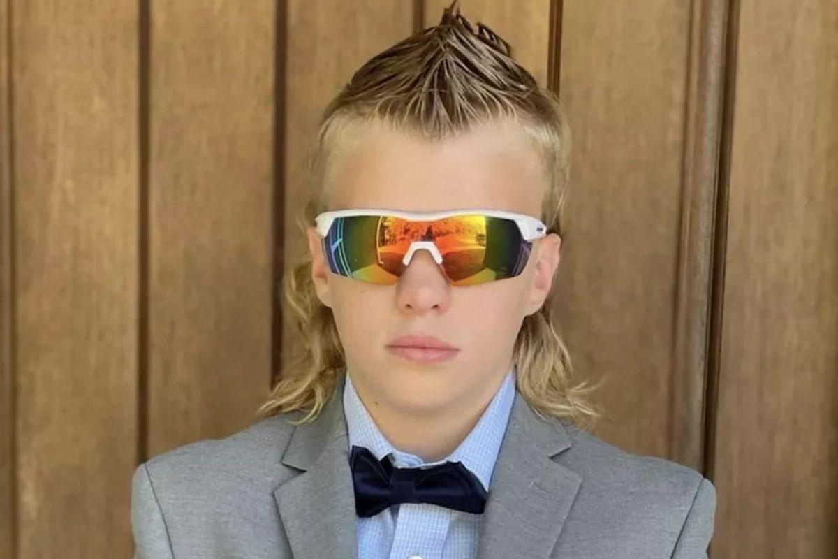 Menino ganha campeonato de mullets nos EUA