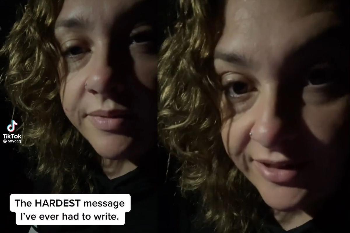 Anyce disse que contar a verdade para a outra mulher foi a mensagem mais difícil que ela já escreveu