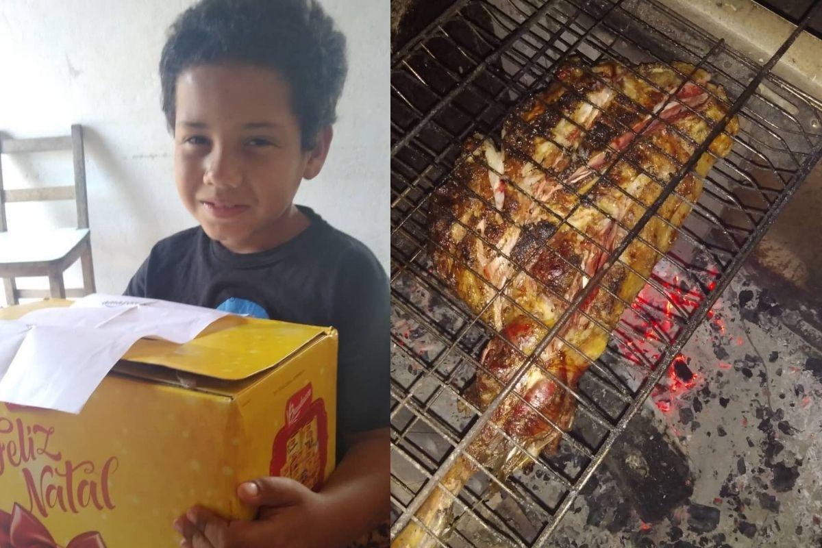 Hector não só ganhou um belo churrasco como vários presentes também