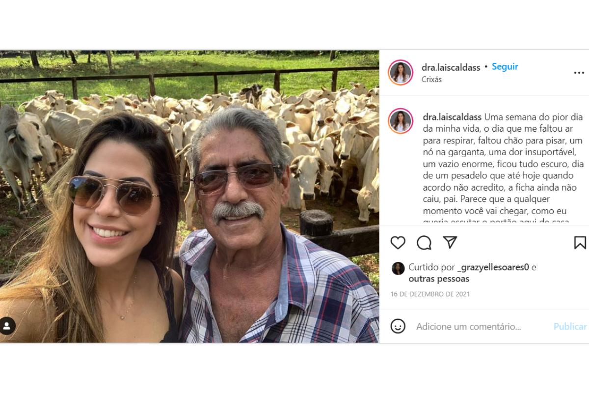 A médica publicou um texto emocionante sobre a perda do pai