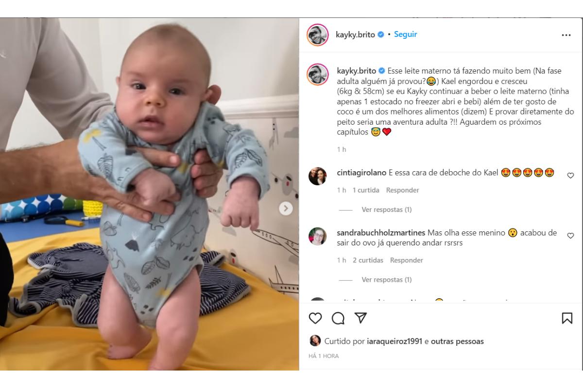 Kael no vídeo publicado por Kayky brito