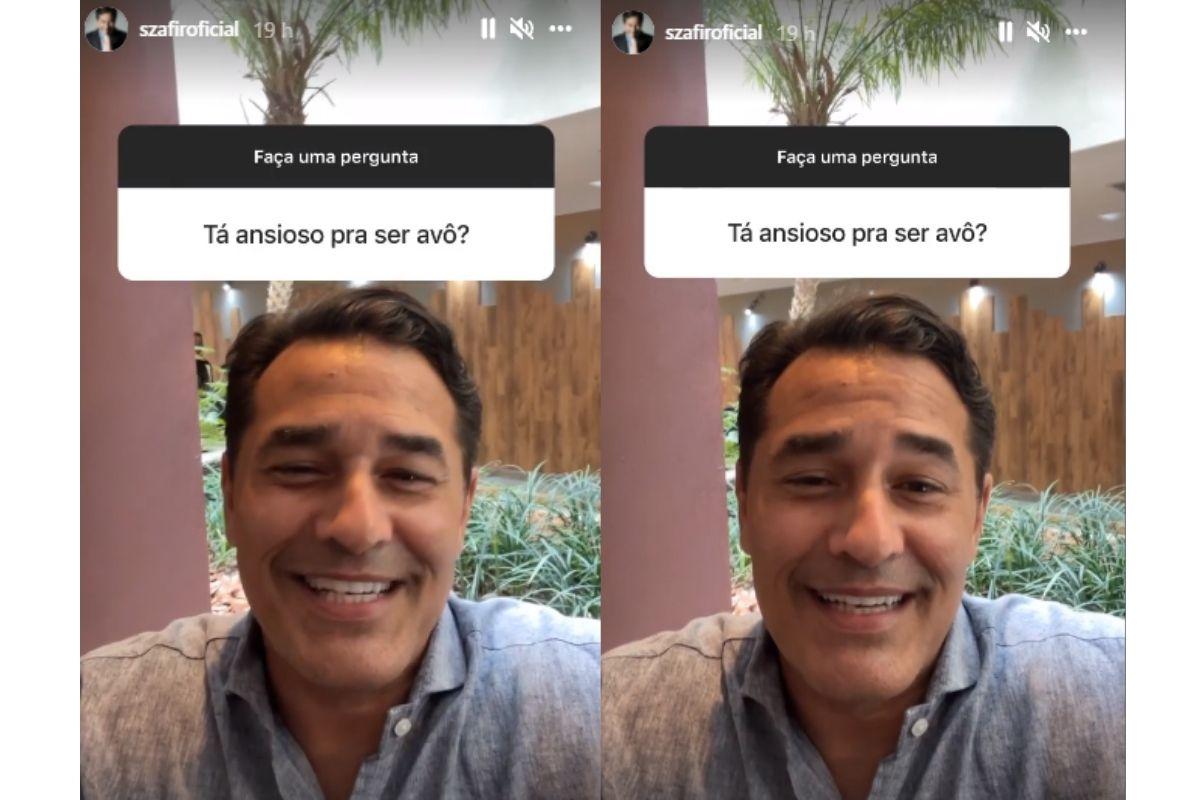 Ele admitiu que deseja ser avô