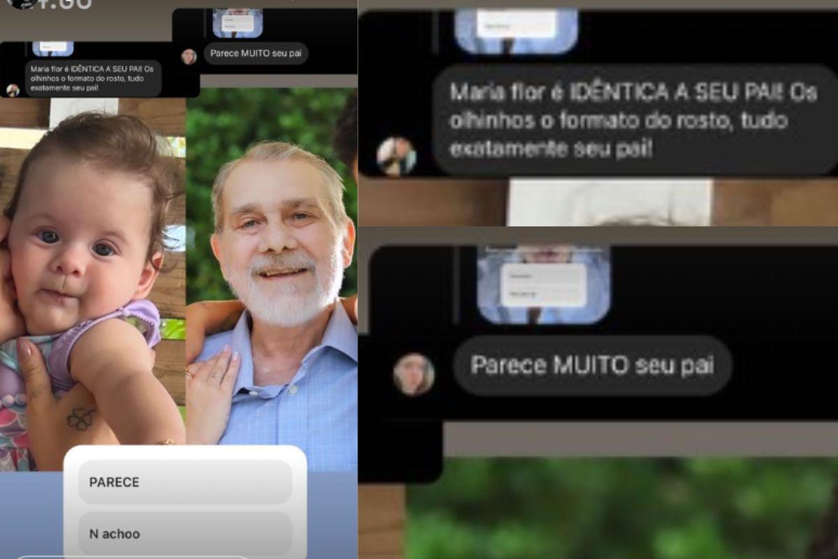 Virginia faz comparação entre o pai e a filha