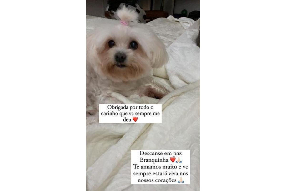 Homenagem de Yasmin Brunet para Branquinha