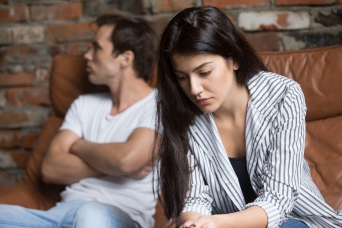 A mulher e o marido não chegaram a uma resolução do problema