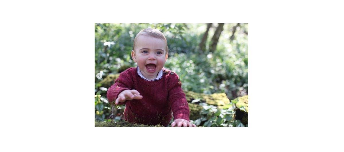 Príncipe Louis, hoje aos 3 anos de idade