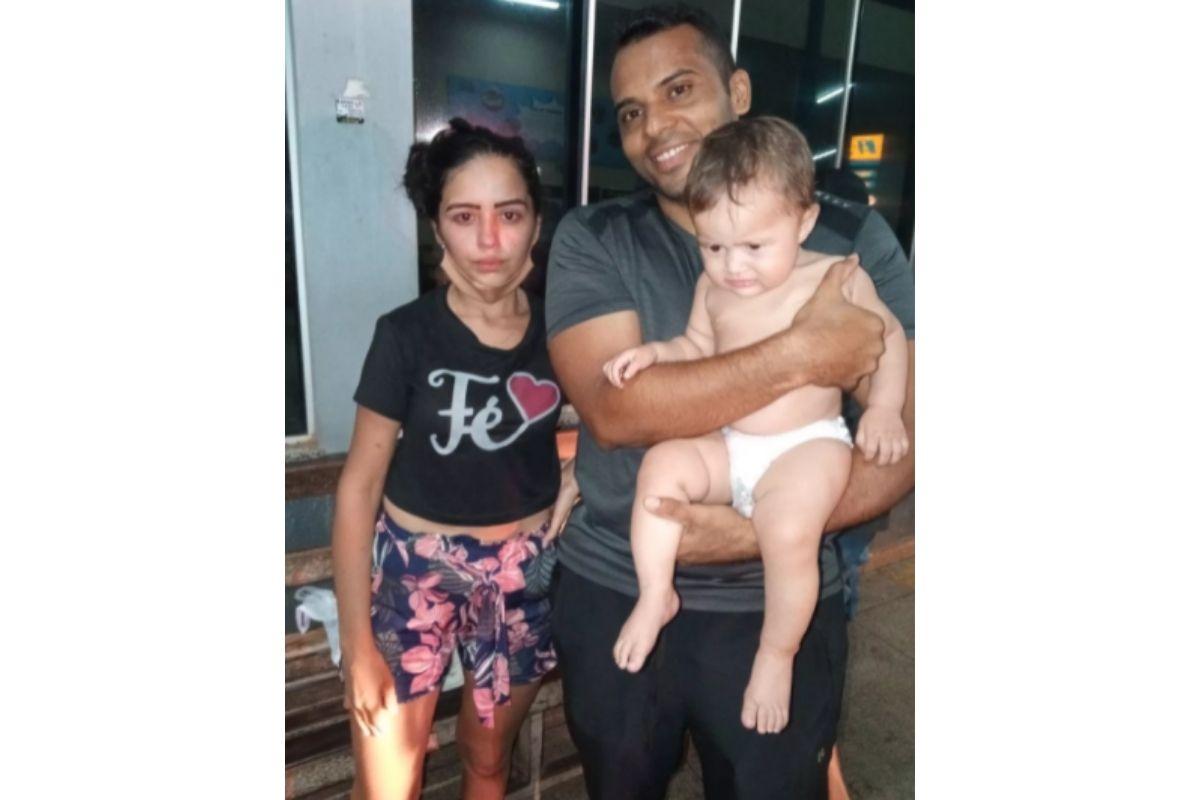 Policial salva a vida de bebê engasgado