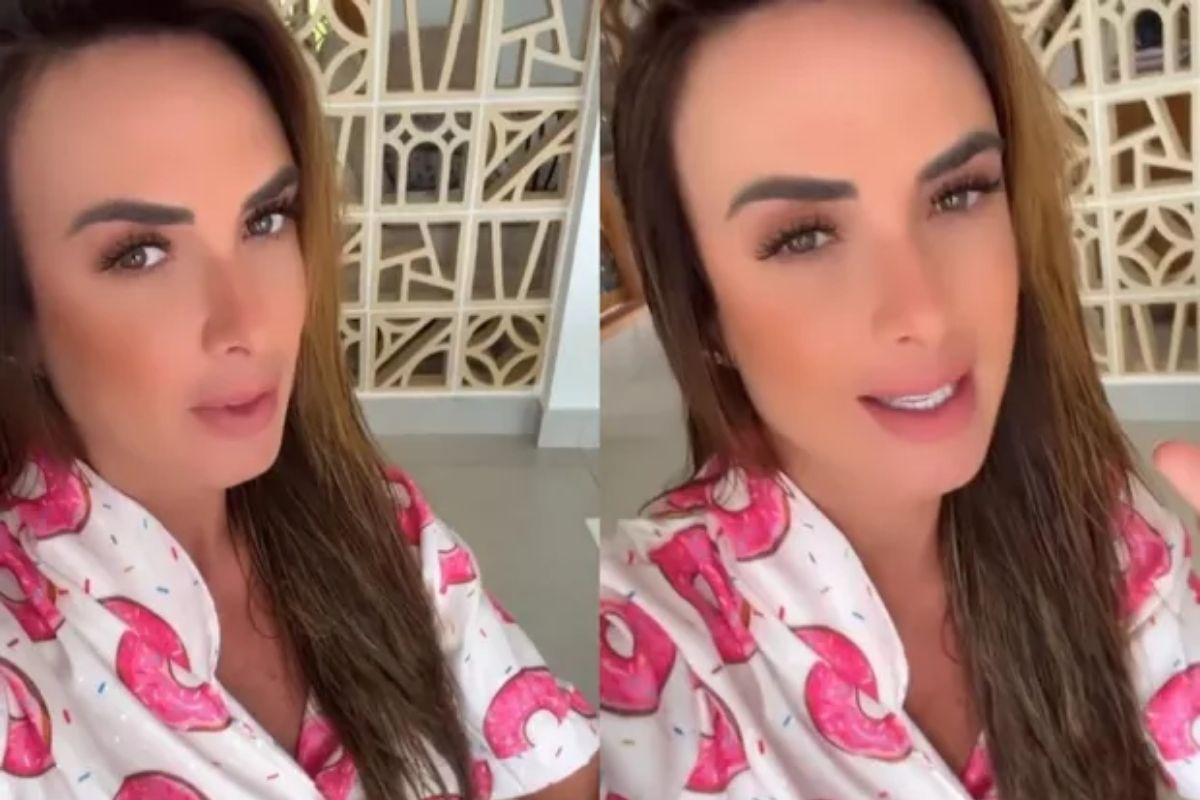 Nicole Bahls é diagnosticada com covid-19 e conta que transmitiu a doença para a família