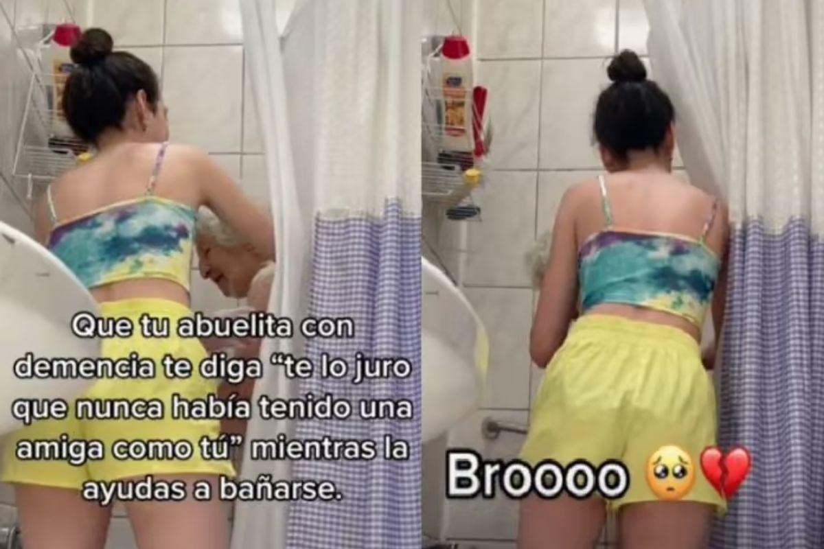 Com o avanço da doença, a avó de Catalina se lembra cada vez menos das coisas