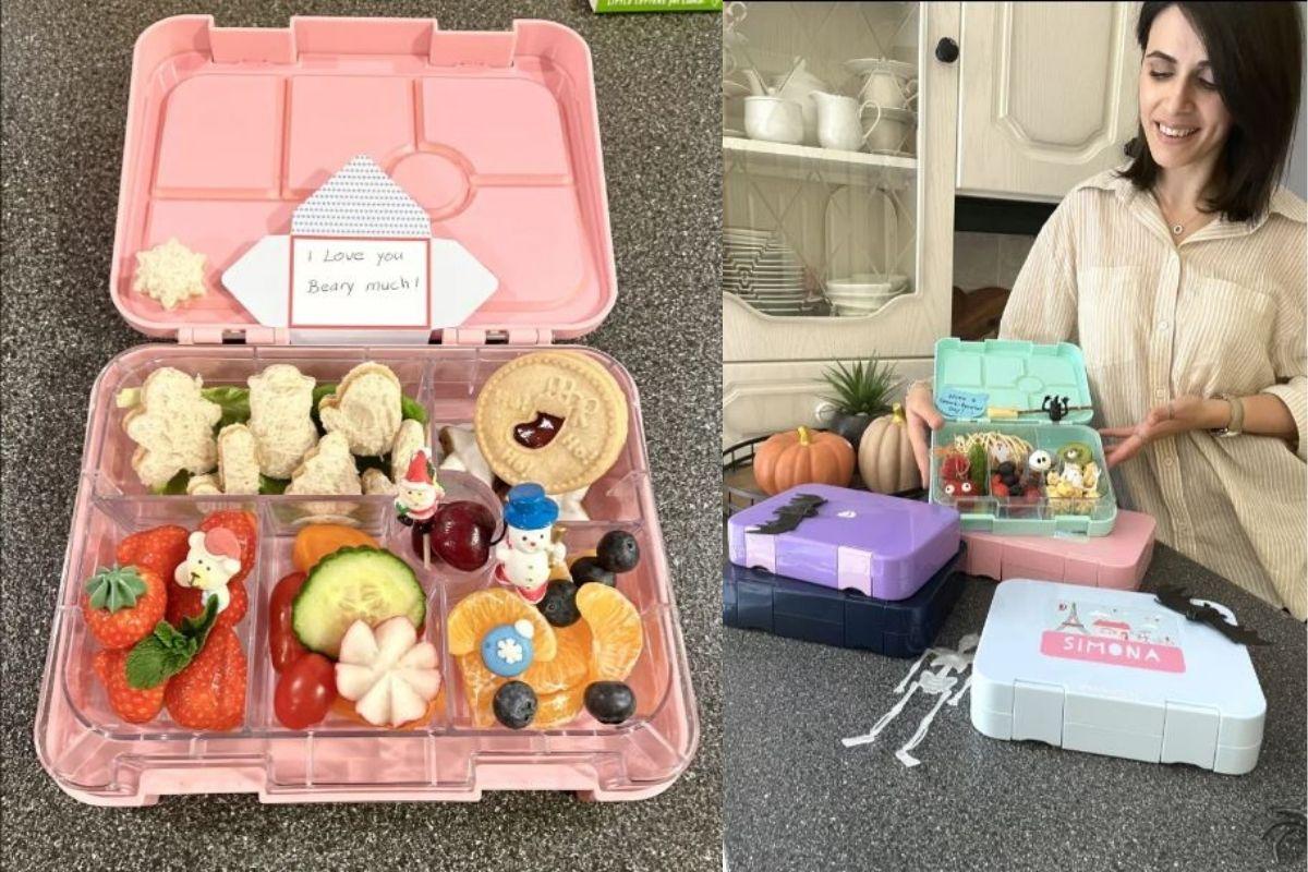 A mãe sempre coloca um bilhete junto com a decoração
