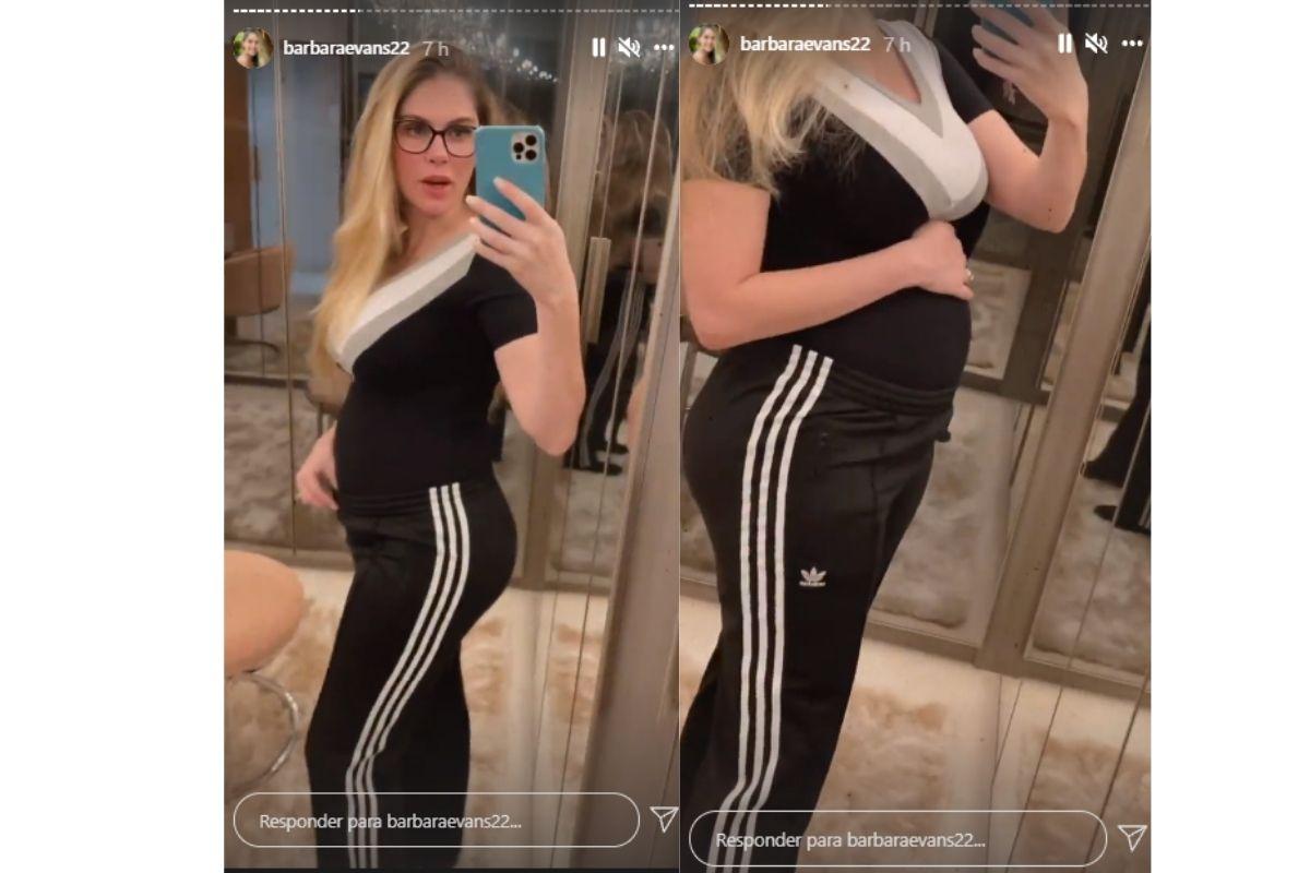 Bárbara Evans fala sobre o uso de roupas apertadas na gravidez