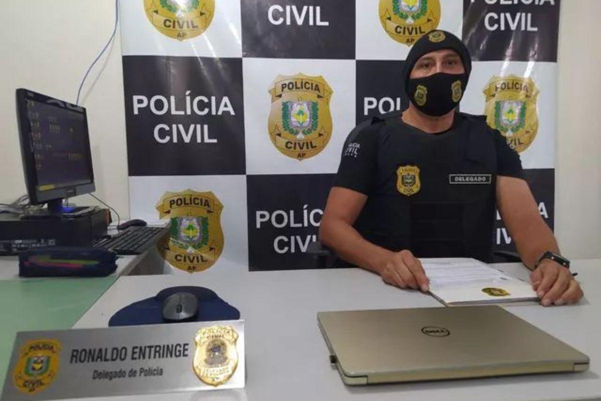 O delegado Rodrigo está cuidando do caso
