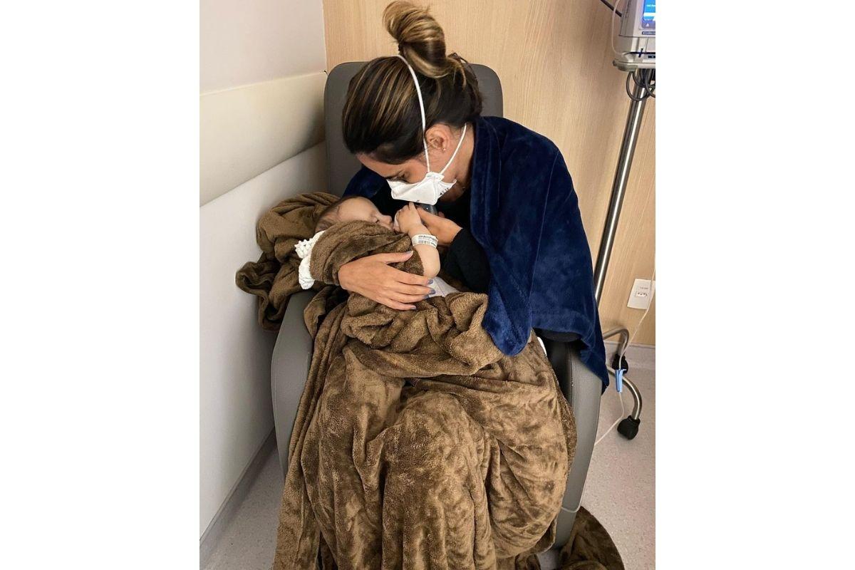 Filha de Marcella Fogaça é internada após quadro de infecção urinária evoluir rapidamente