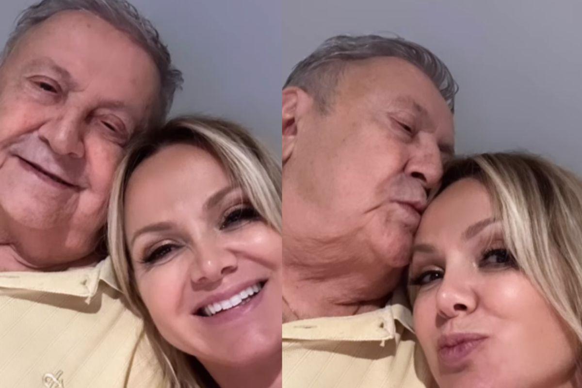 Eliana pede orações para o pai que está internado