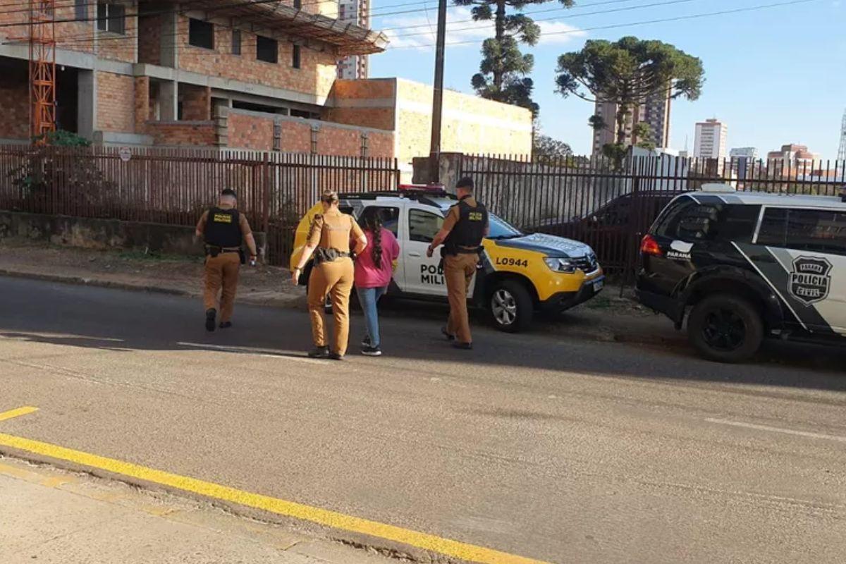 A mãe foi presa em flagrante pelas autoridades