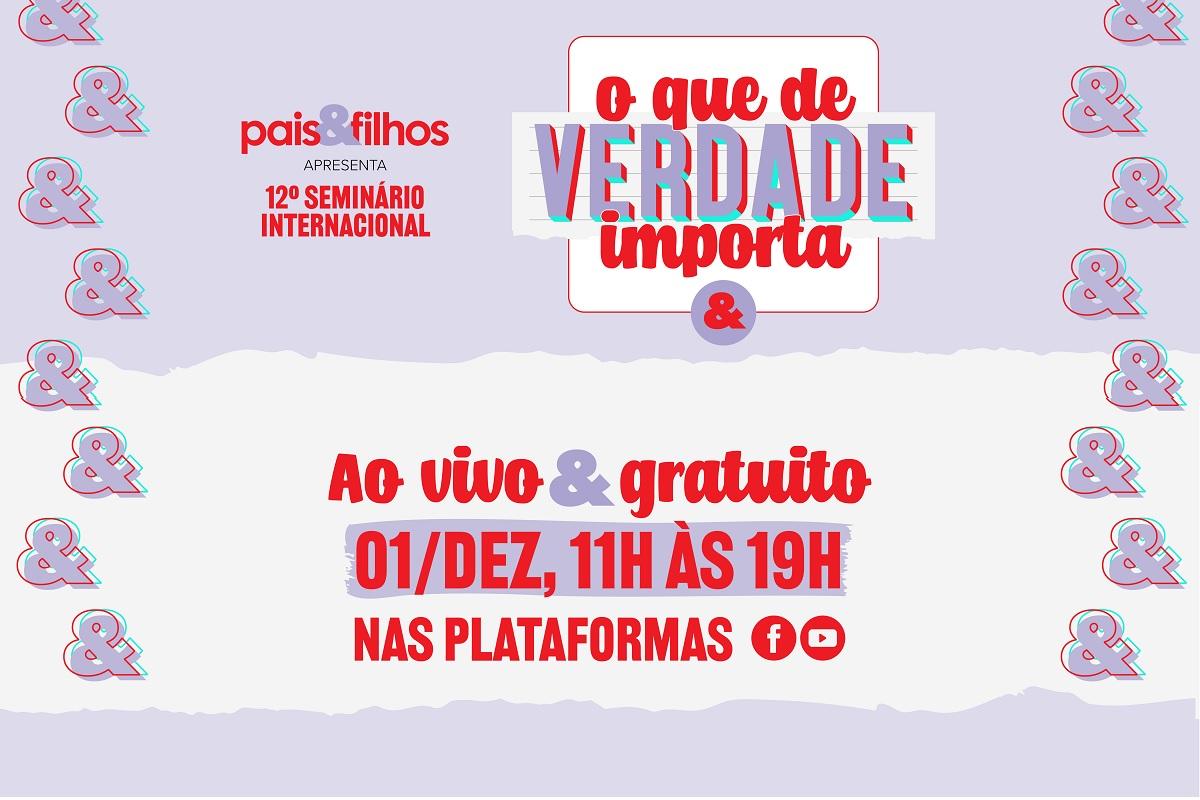 2º Seminário Internacional Pais&Filhos acontece dia 1º de dezembro