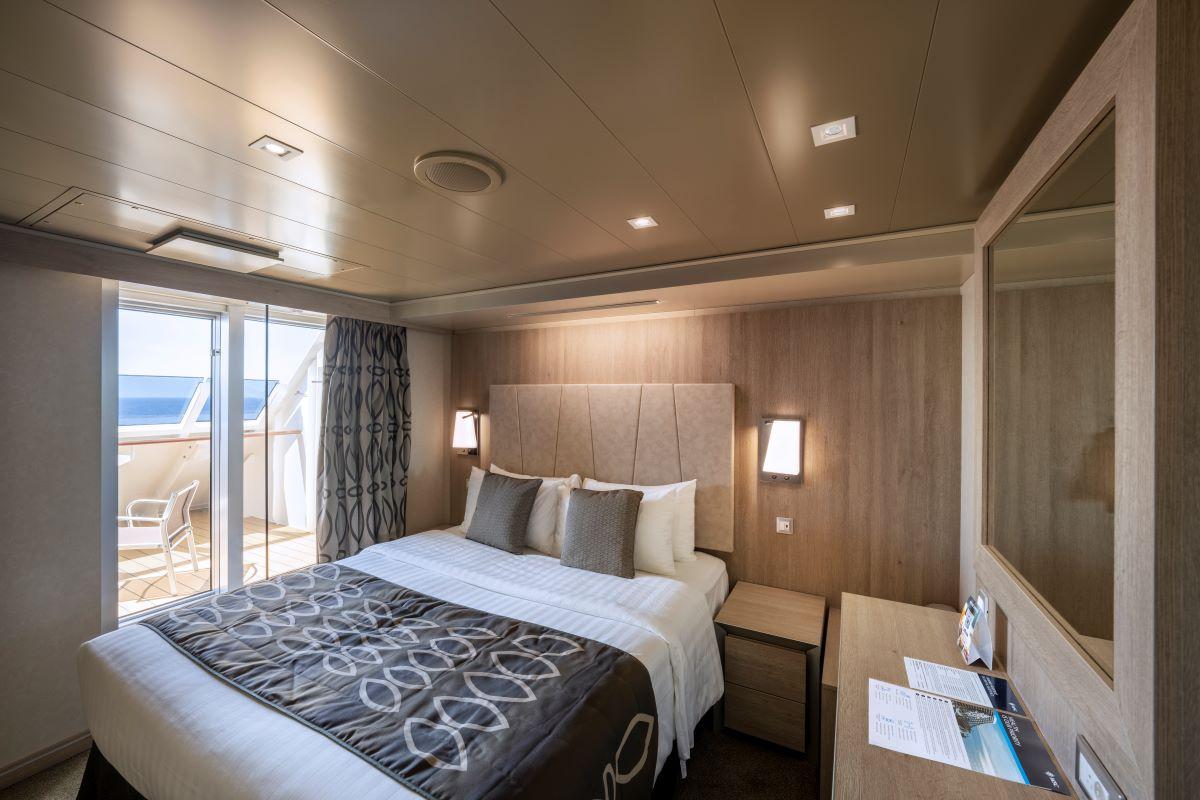 uma das acomodações, a Grand Suite Aurea com dois quartos