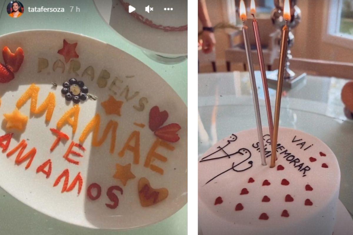 Thais Fersoza ganha homenagem de aniversário da família