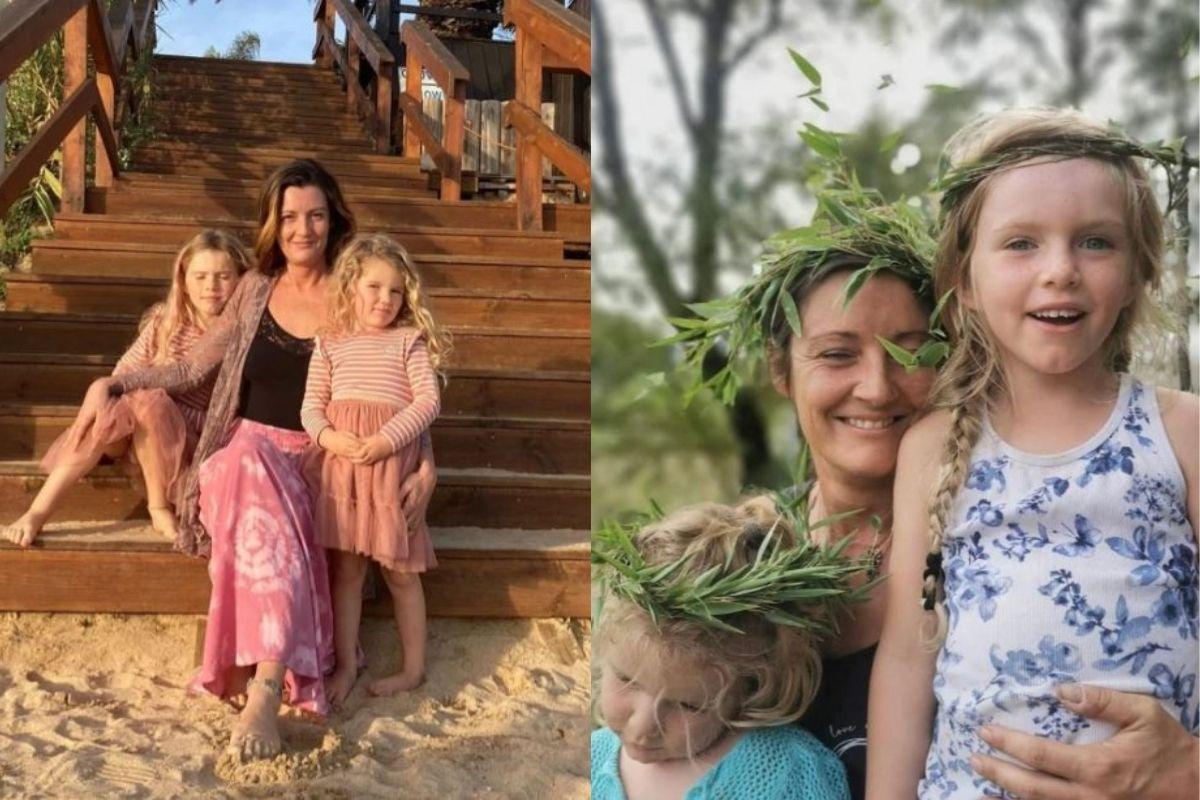 A mãe disse que as filhas são mais saudáveis e felizes assim