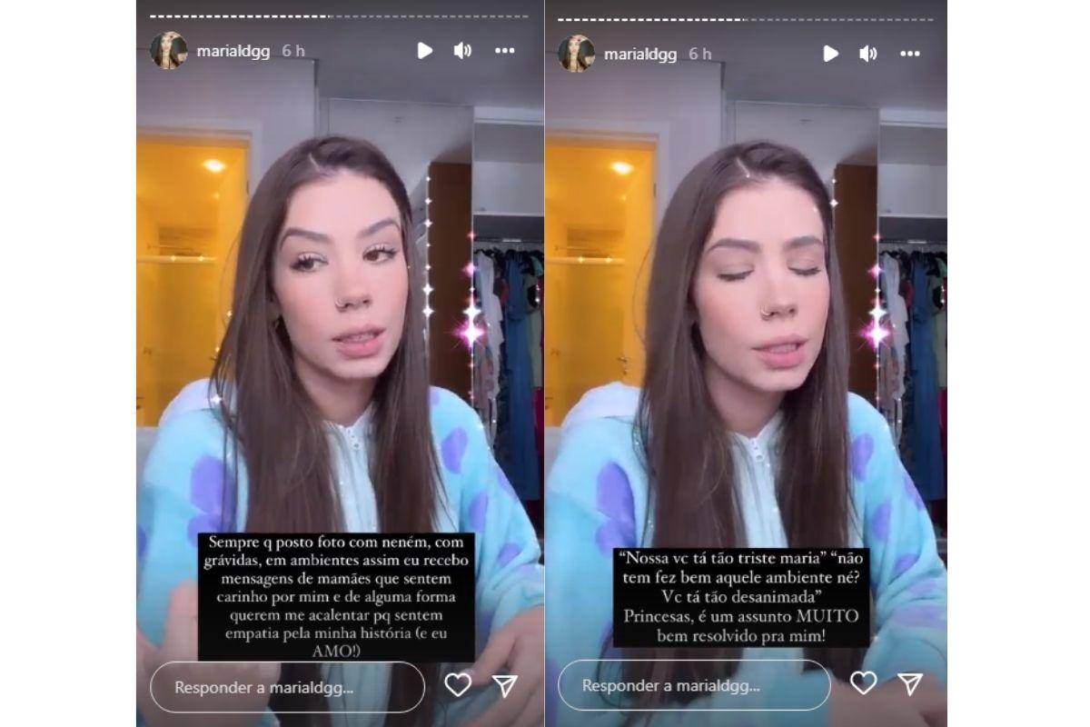 Maria Lina desabafou sobre o processo de luto após a morte do filho prematuro