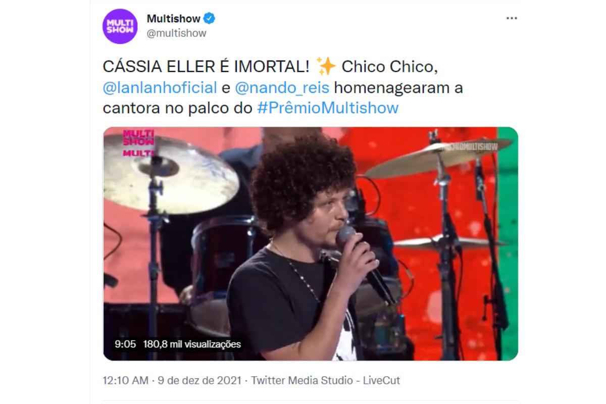 A apresentação de Francisco Eller emocionou o público